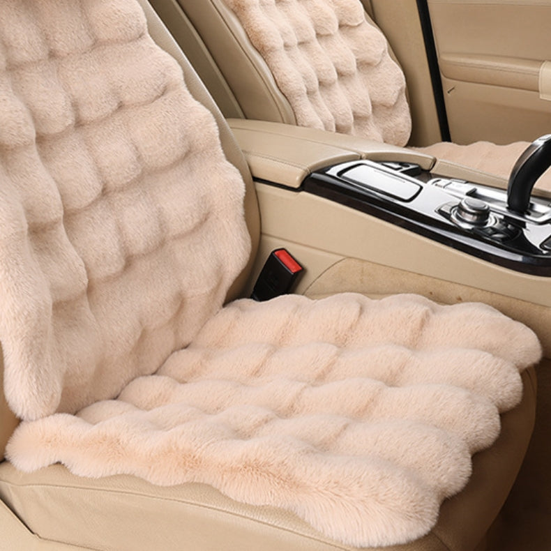 🚗Bestes Geschenk für Auto🎁 Luxus verdickt Plüsch Auto Sitzkissen Set