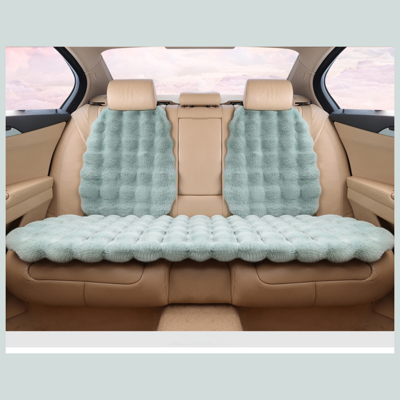 🚗Bestes Geschenk für Auto🎁 Luxus verdickt Plüsch Auto Sitzkissen Set