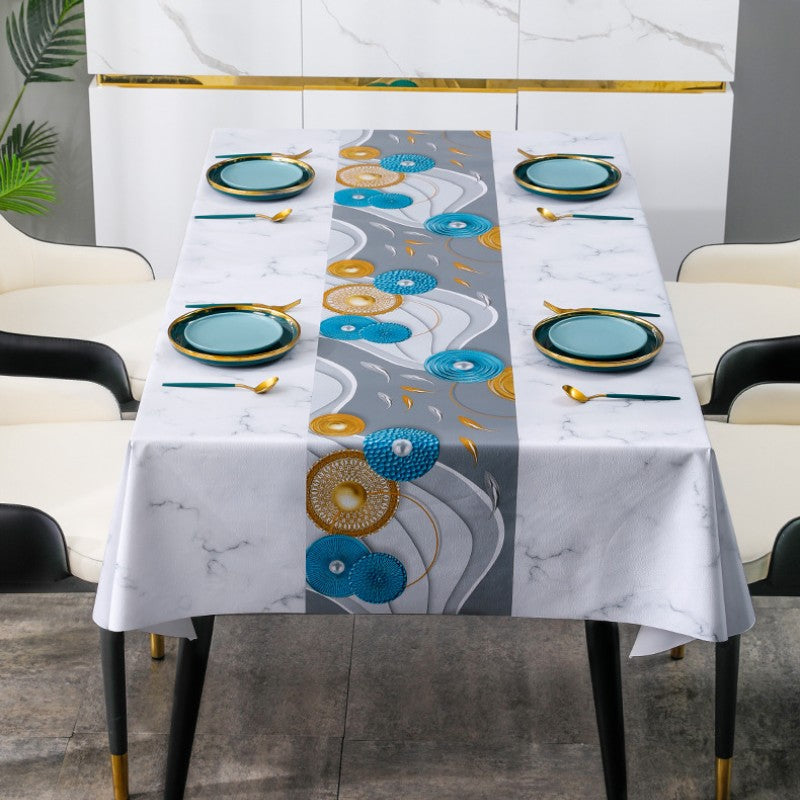 🌈Multi-Functional Waterproof & Oil-proof Tablecloth