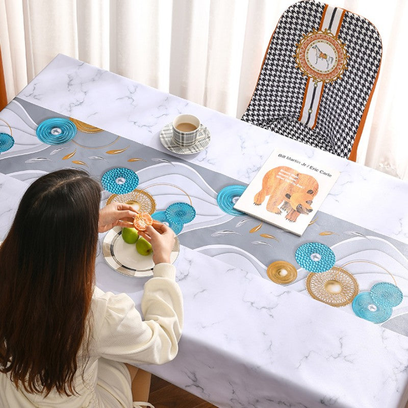 🌈Multi-Functional Waterproof & Oil-proof Tablecloth