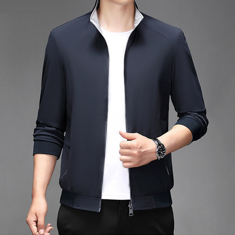 Herrengeschenke🎁Lässige langärmelige Wendejacke für Herren