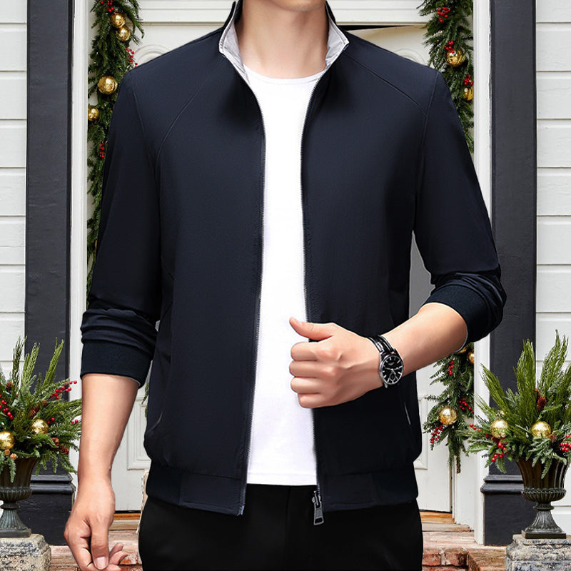 Herrengeschenke🎁Lässige langärmelige Wendejacke für Herren