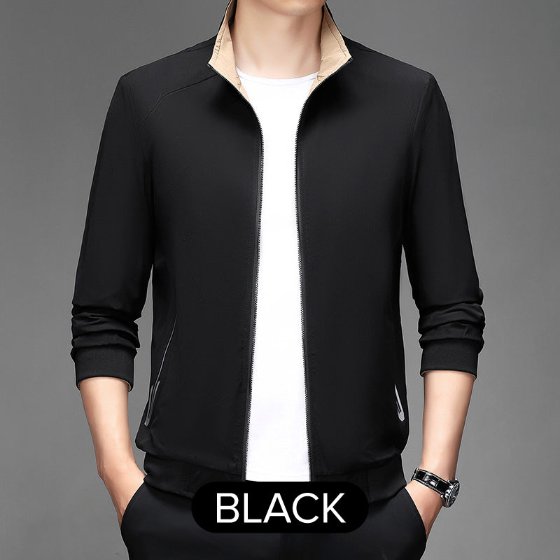 Herrengeschenke🎁Lässige langärmelige Wendejacke für Herren