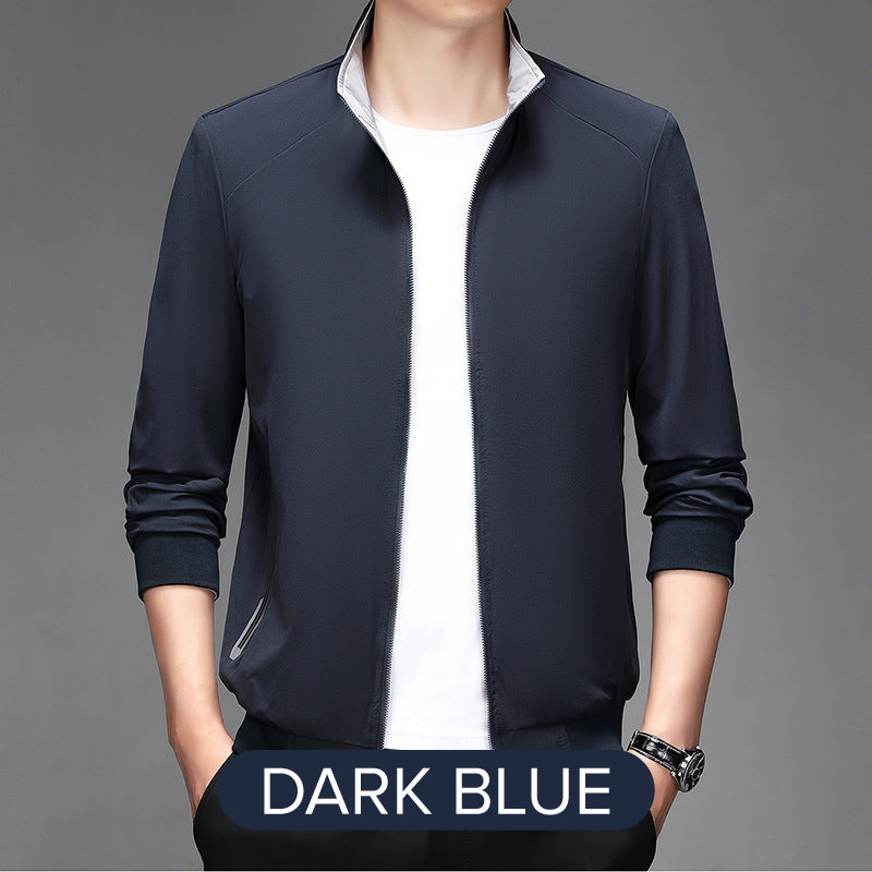 Herrengeschenke🎁Lässige langärmelige Wendejacke für Herren