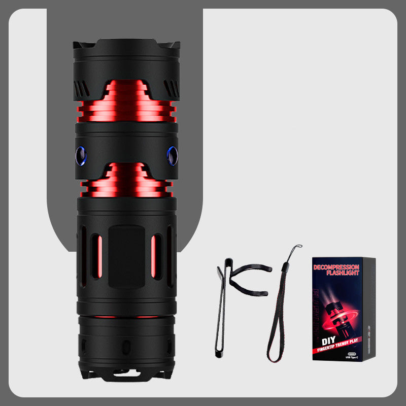 Letzter Tag Halbpreis🔥Multifunktionale Mini-Lichttaschenlampe mit Spiraldekompression