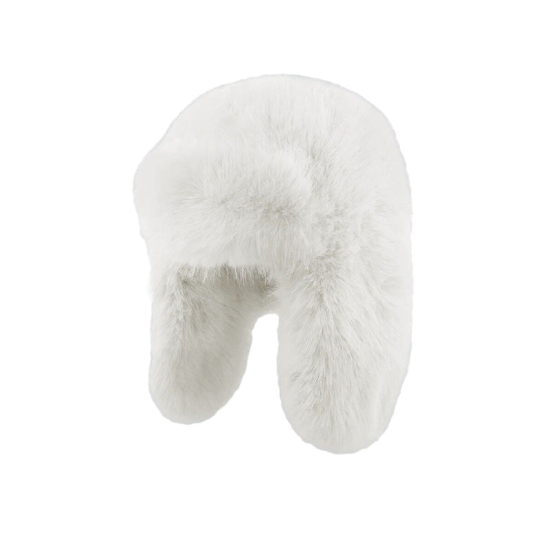 Ideales Geschenk - Warme Wintermütze aus Kunst-Nerzfell mit Ohrenschutz