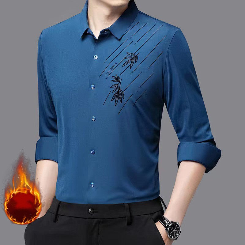 🎅Weihnachts-Sale - 47% Rabatt🥳Herren Winter dickes warmes Langarmhemd