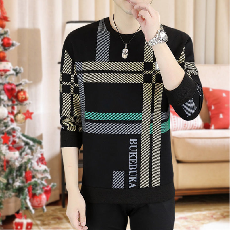 Herren Sweatshirt mit Rundhalsausschnitt, lässig und gemütlich