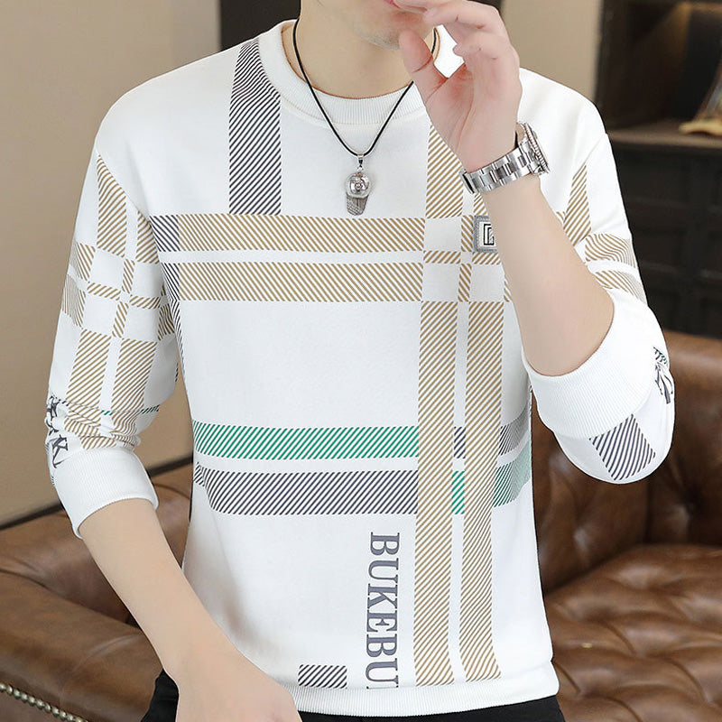Herren Sweatshirt mit Rundhalsausschnitt, lässig und gemütlich