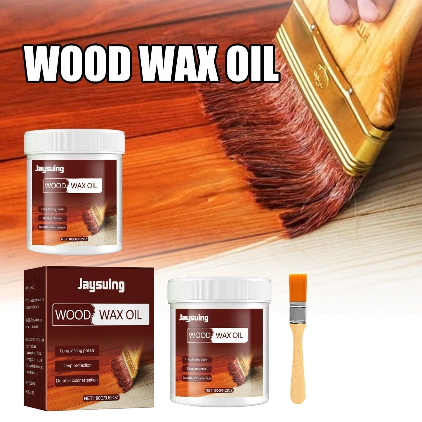 Wood Cleaner & Polish - Comes with Premium Brush(BUY 1 GET 1 FREE)