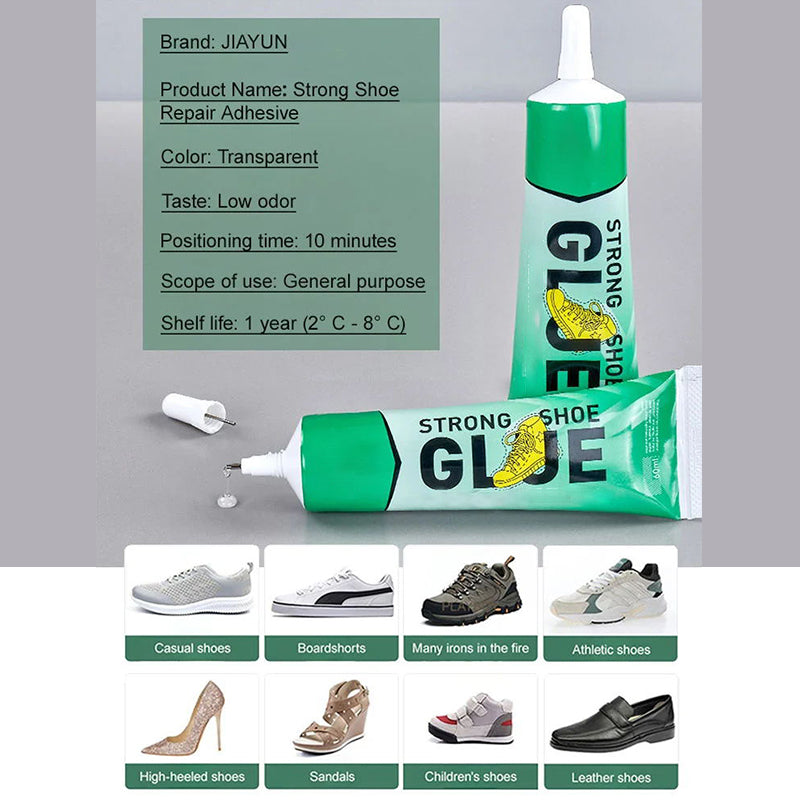 Stark haftend, langlebig - Schuhkleber speziell für Schuhe, neue Lebenskraft für Ihre Schuhe!