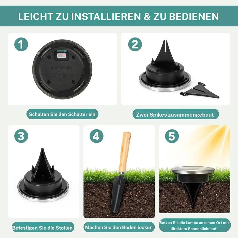 🎁Kaufen Sie 2 Erhalten Sie 1 Gratis⏳Solar-Bodenleuchten – Modell Rock