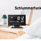 🔥bestes Geschenk-45% Rabatt🔥Digitaler LED-Temperatur- und Luftfeuchtigkeitsmonitor, Wettervorhersage, LED-Tischwecker