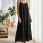 💃Letzter Tag Sonderangebot – 60 % Rabatt✨️Lässiges rückenfreies Maxikleid mit Spaghettiträgern für Damen