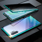 Anti-Peeping Magnetisches gehärtetes Glas doppelseitige Handyhülle für Samsung S25-21 Serie