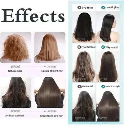 💆‍♀️ KAUFEN 2 ERHALTEN 3! ✨ Seiden- und Keratin-Haarglättungscreme - Professionelle Frizz-Kontrolle mit Hitzeschutz für Geschmeidiges & Glänzendes Haar bis zu 48H 🌟🧖‍♀️