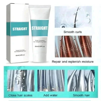 💆‍♀️ KAUFEN 2 ERHALTEN 3! ✨ Seiden- und Keratin-Haarglättungscreme - Professionelle Frizz-Kontrolle mit Hitzeschutz für Geschmeidiges & Glänzendes Haar bis zu 48H 🌟🧖‍♀️