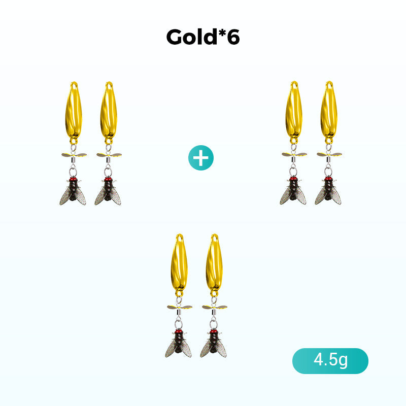 🎣Metalen propeller-viskunstaas voor het vangen van vis