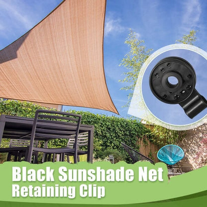 2025 Hot Sale🔥Verdicktes Sonnenschutznetz mit Randbefestigungsclips, flexible Befestigung