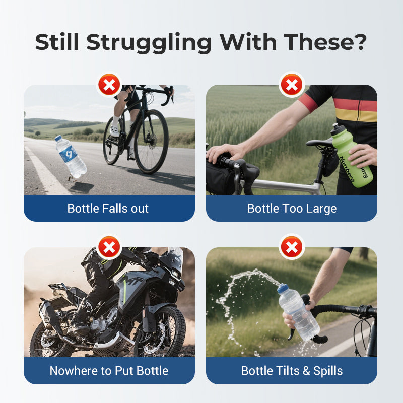Adaptiver Flaschenhalter für Radfahrer