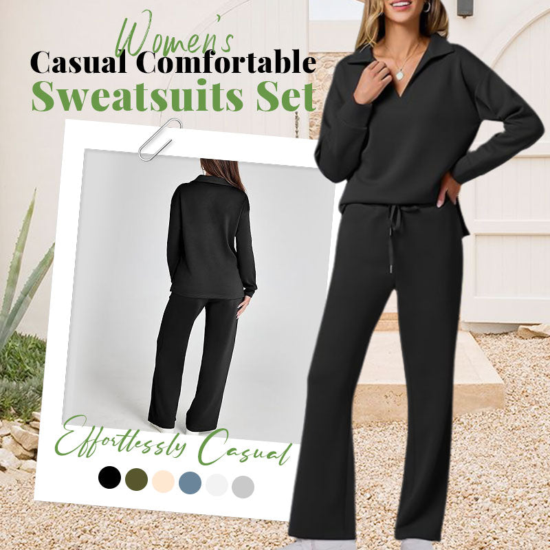 🎁Heißer Verkauf 50 % RABATT⏳Damen 2-teilige Sets Outfits Lässige Langarm-Sweatshirtsets