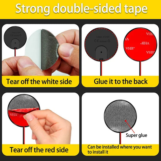 Programmierbares Teufelsaugen-Licht für Fahrrad, Auto und LKW