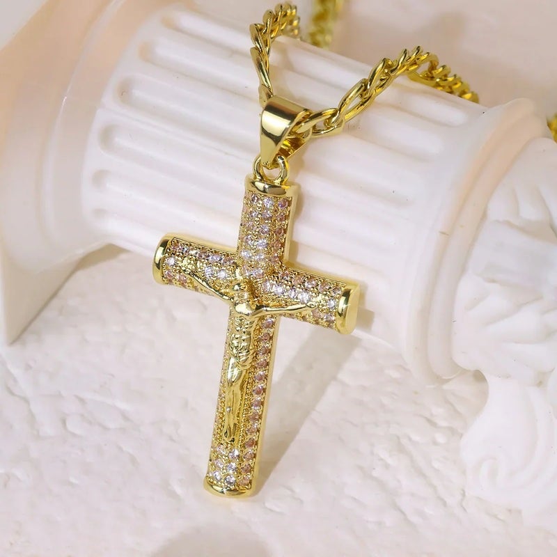 ✝️Jesus-Kruzifix-Anhänger-Halskette