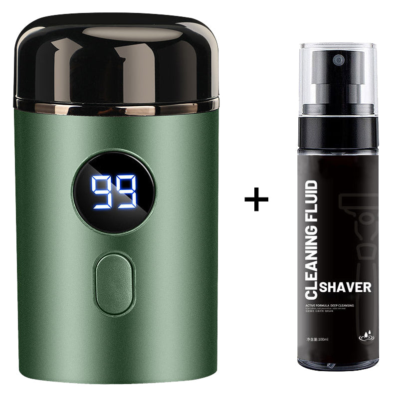 🔥Hot kampagne 50 % RABAT🔥Kraftig mini-elektrisk barbermaskine til mænd med digitalt display
