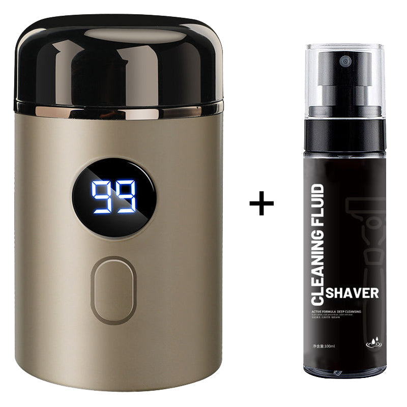 🔥Hot kampagne 50 % RABAT🔥Kraftig mini-elektrisk barbermaskine til mænd med digitalt display