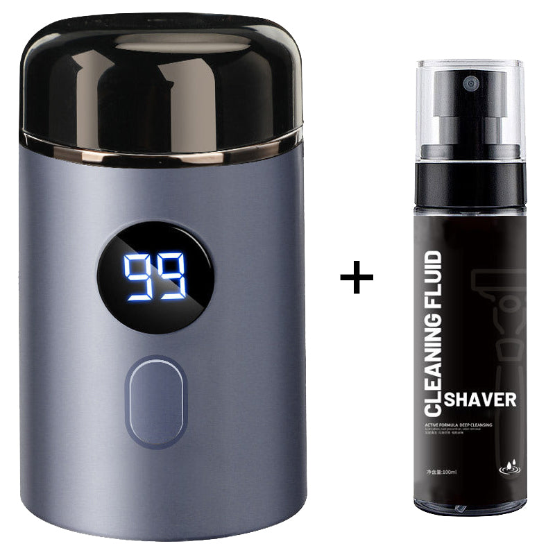 🔥Hot kampagne 50 % RABAT🔥Kraftig mini-elektrisk barbermaskine til mænd med digitalt display