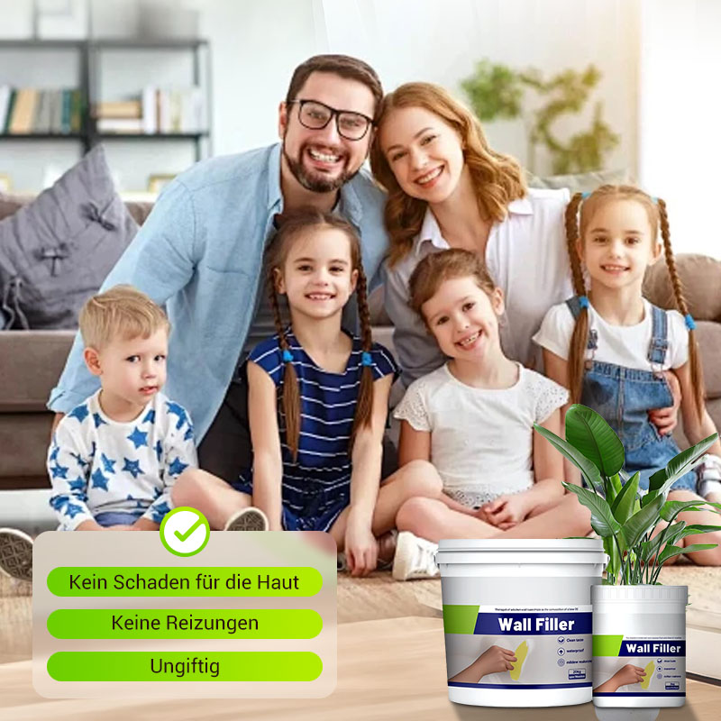 🛠️ Wasserdichte & Schimmelresistente Wandreparaturpaste – 2 Kaufen, 1 Gratis + Pinsel Geschenk! 💧🖌️ ✨ Schnelle & Saubere Wandreparatur für Zuhause! 🏡
