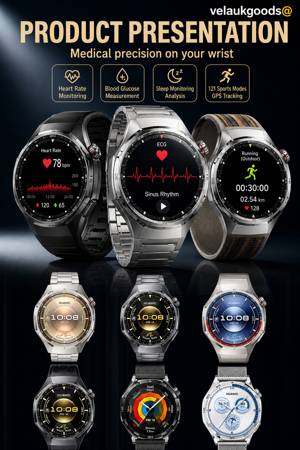 🥳HEISSER SALE 2026🥳💞50.000+ VERKAUFT!👵❤️  GT6pro Bluetooth-Smartwatch mit Anruffunktion – Bestseller