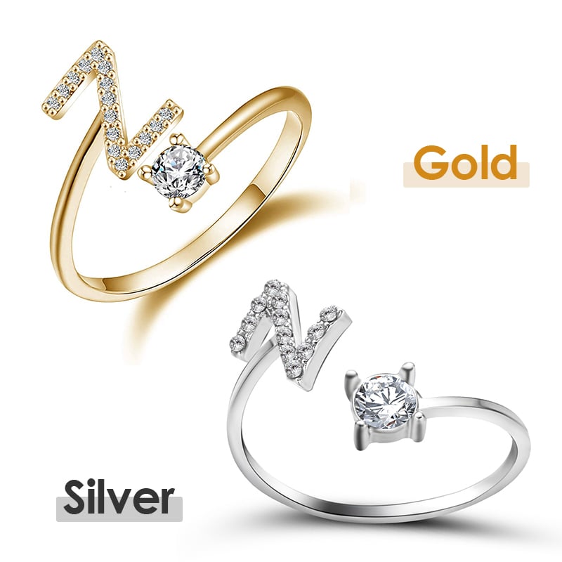 💍 50% RABATT! ✨ Liebes-Initialen-Ring – Personalisierbar, verstellbar & hochwertig verarbeitet – Bedeutungsvolles Geschenk für dich & deine Liebsten ❤️