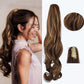 Dreamy Wavy Ponytail Hair Extensions with Clips（50% OFF）