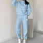 Lässiges Sweatshirt 2-teiliges Set mit Linie