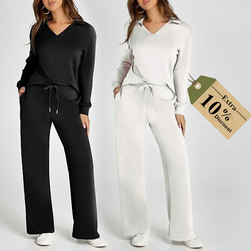 🎁Heißer Verkauf 50 % RABATT⏳Damen 2-teilige Sets Outfits Lässige Langarm-Sweatshirtsets