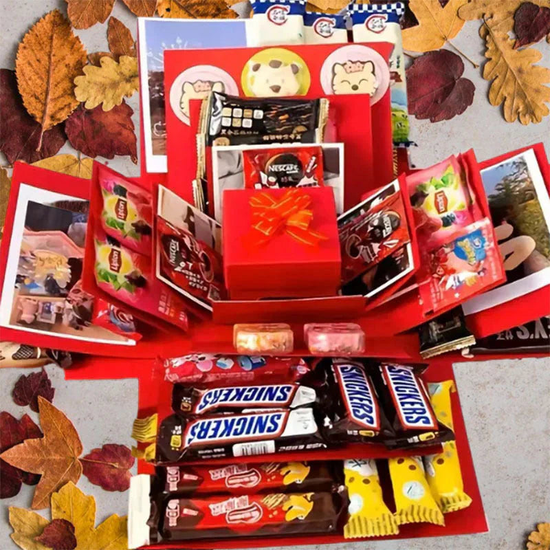 ⏰Weihnachts-Limited Sale 70% RABATT!! 🎄50K VERKAUFT! 🎁✨Überraschungs-Explosions-Geschenkbox-Kit
