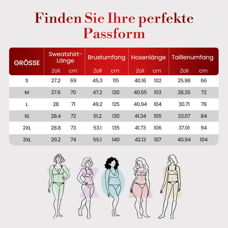 ⌛ Nur noch 3 Tage – 49% auf alles! ⏰Damen-Glitzer-Zweiteiler: Pullover & Hose