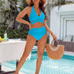 🏖️HEISSER VERKAUF 49% RABATT🏝️Buikcontrole Badpakken Bescheiden Hoge Taille Bikini Sets👙