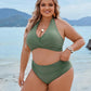 🏖️HEISSER VERKAUF 49% RABATT🏝️Buikcontrole Badpakken Bescheiden Hoge Taille Bikini Sets👙