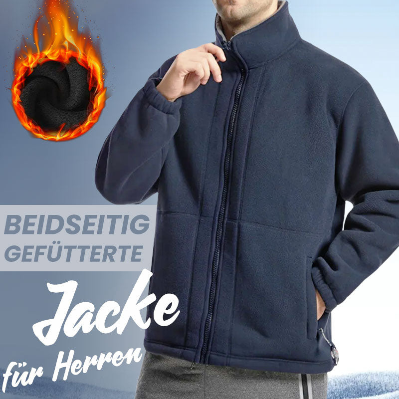 🔥Kostenloser Versand - Herrenjacke mit doppelseitigem Fleece (55% Rabatt)