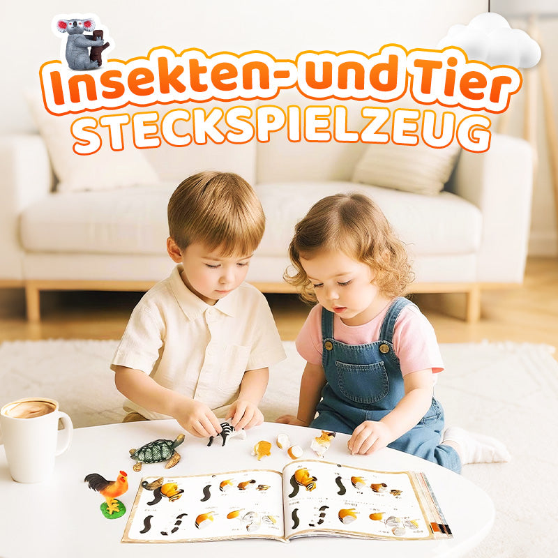 🔥Solange der Vorrat reicht 50 % Rabatt!🎉Kinderspielsachen für Kinder insekten und tierische Slot-Assembly