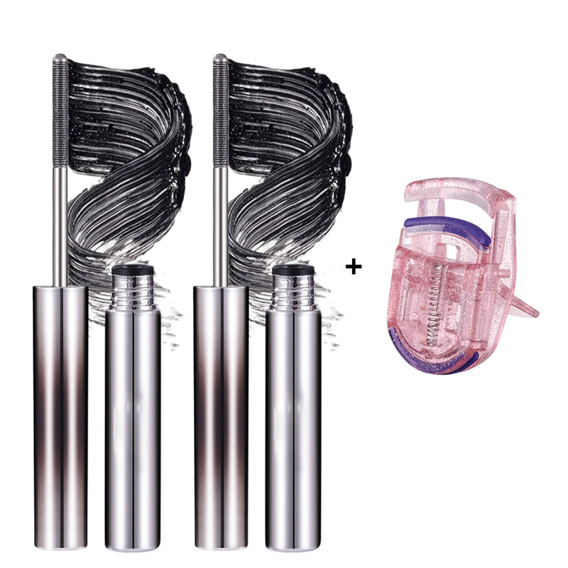 💜LETZTER TAG – KAUF 1, ERHALTE 1 GRATIS💜 Schlanke, wellenförmige kleine Stahlrohr-Wasserfest-Natur-Mascara