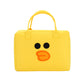 Reisetasche aus Filz mit Cartoon-Muster