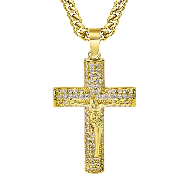 ✝️Jesus-Kruzifix-Anhänger-Halskette