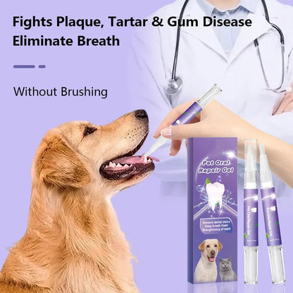 Zahnreparaturgel für Hund und Katze