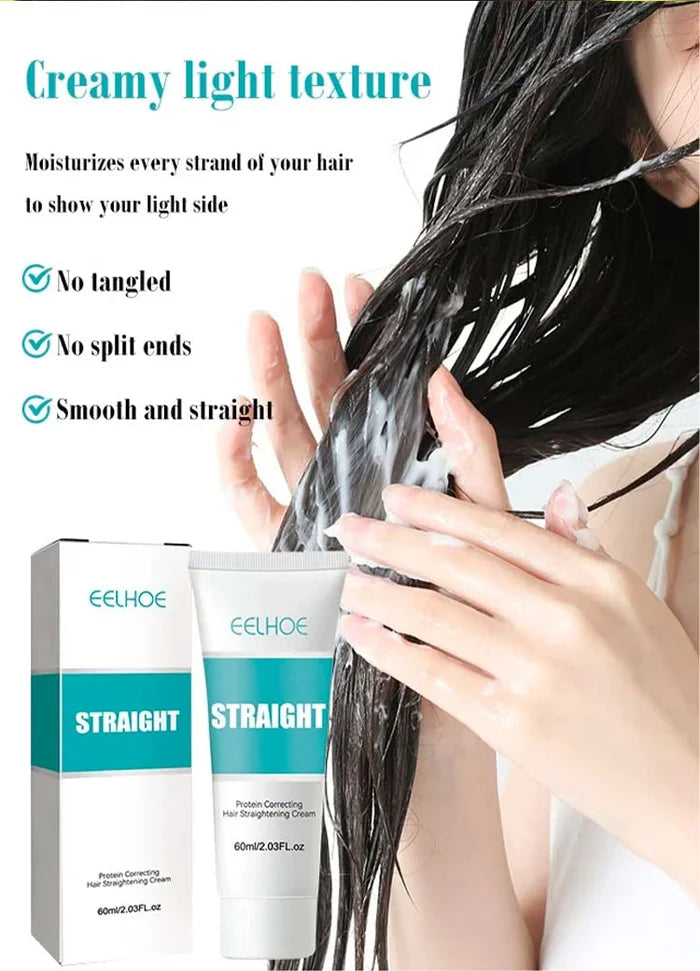 💆‍♀️ KAUFEN 2 ERHALTEN 3! ✨ Seiden- und Keratin-Haarglättungscreme - Professionelle Frizz-Kontrolle mit Hitzeschutz für Geschmeidiges & Glänzendes Haar bis zu 48H 🌟🧖‍♀️