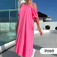 💞Lässiges Maxikleid mit offenen Schultern für Damen