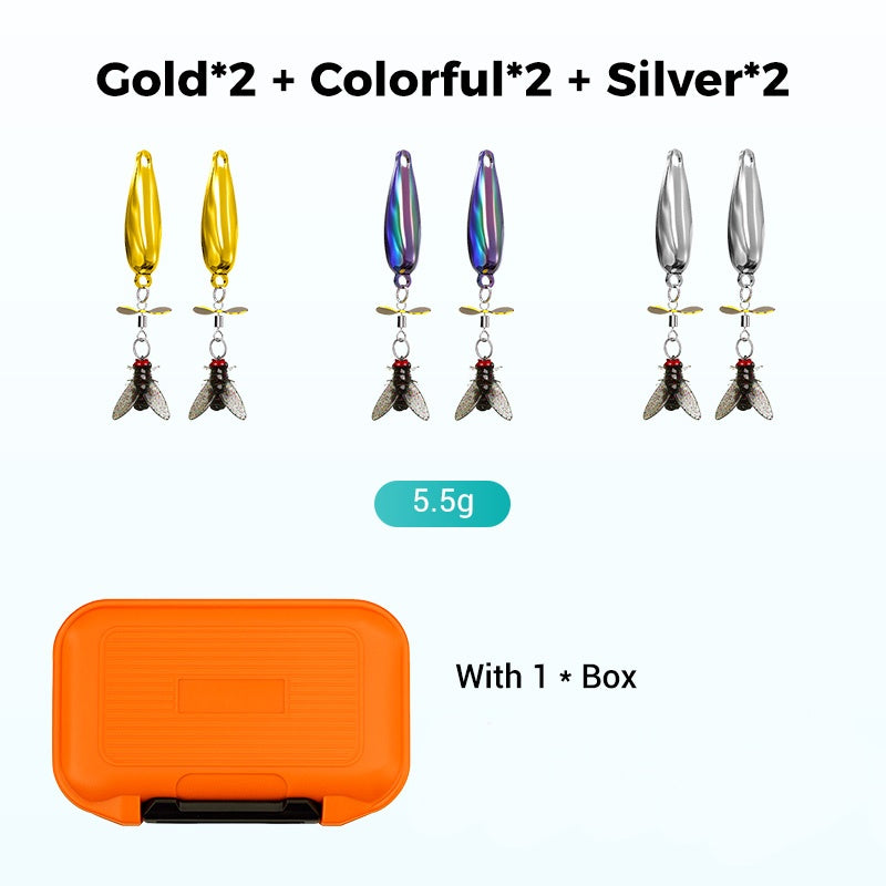 🎣Metalen propeller-viskunstaas voor het vangen van vis