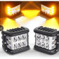 🎅50% RABATT✨ Doppelseitige LED-Warnleuchten für Autos – Zweifarbig, superhell und sicher (Universell für Autos, LKWs, Motorräder und mehr!)